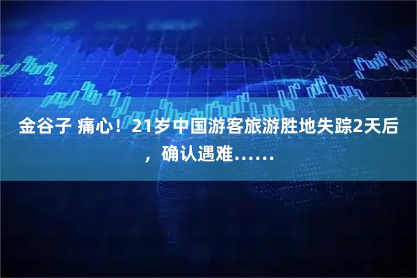 金谷子 痛心！21岁中国游客旅游胜地失踪2天后，确认遇难……